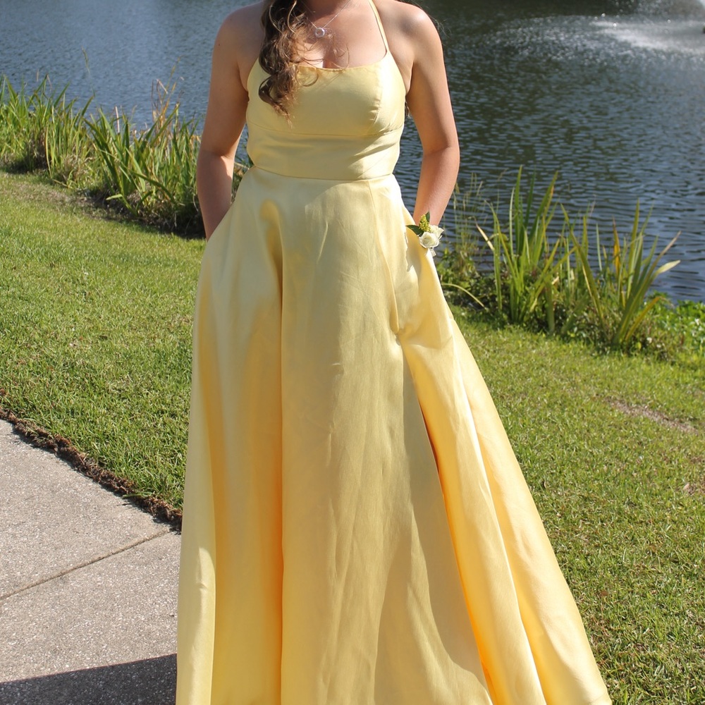 Long Yellow dress